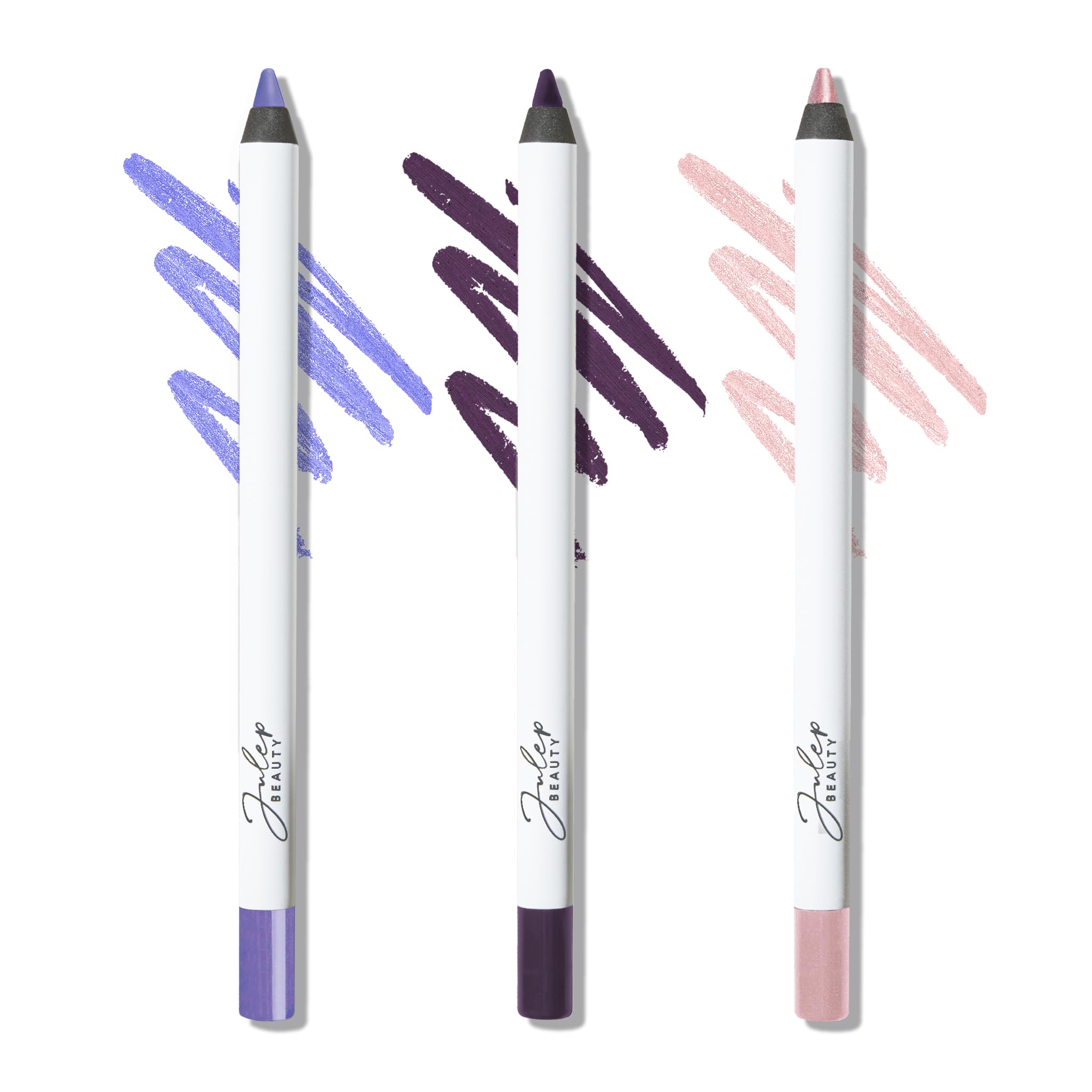 Julep When Pencil Met Gel Sharpenable Multi-Use Longwear Eyeliner Pencil Trio (3pc Set) : Pastel violet, Smoky Plum, Rose Pink