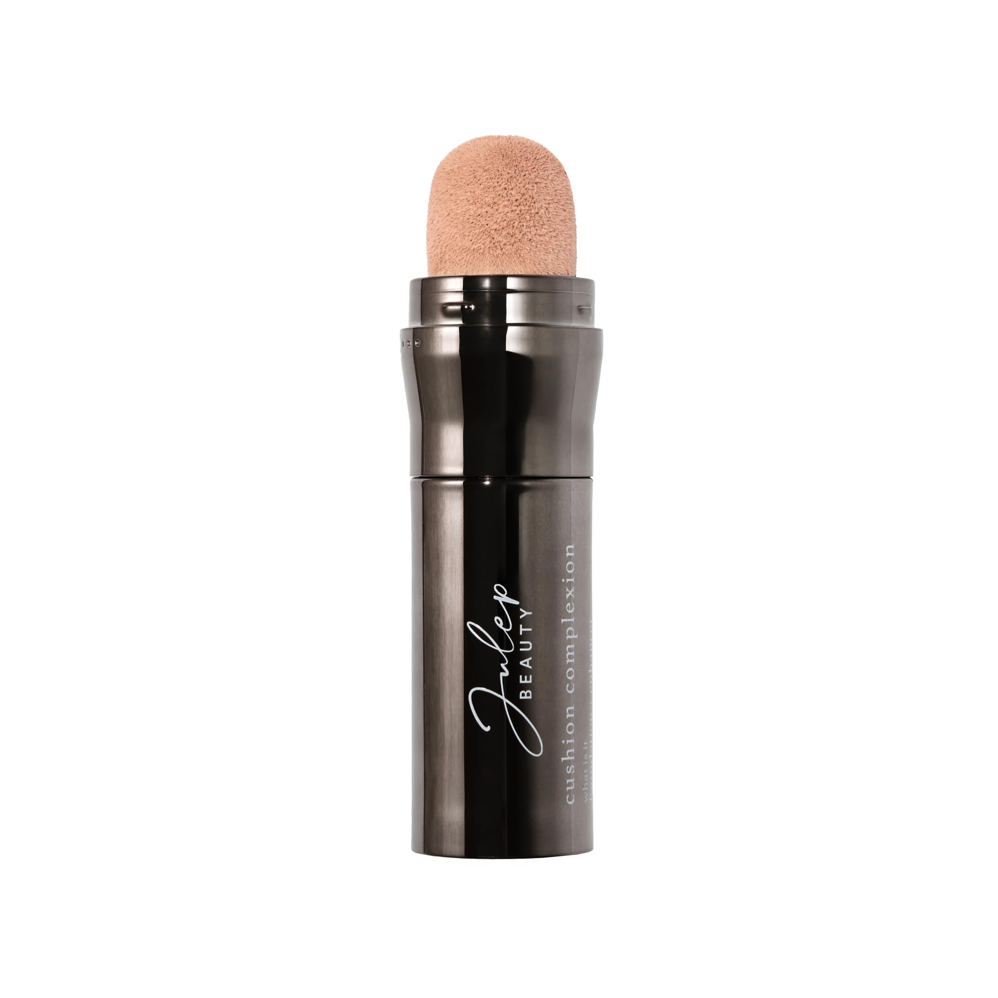 Julep Cushion Complexion Medium Coverage Foundation - Cocoa| Covers, Brightens & Evens Skin Tone | On-The-Go Cushion Applicator | Hyaluronic Acid, Vitamin B5 & E