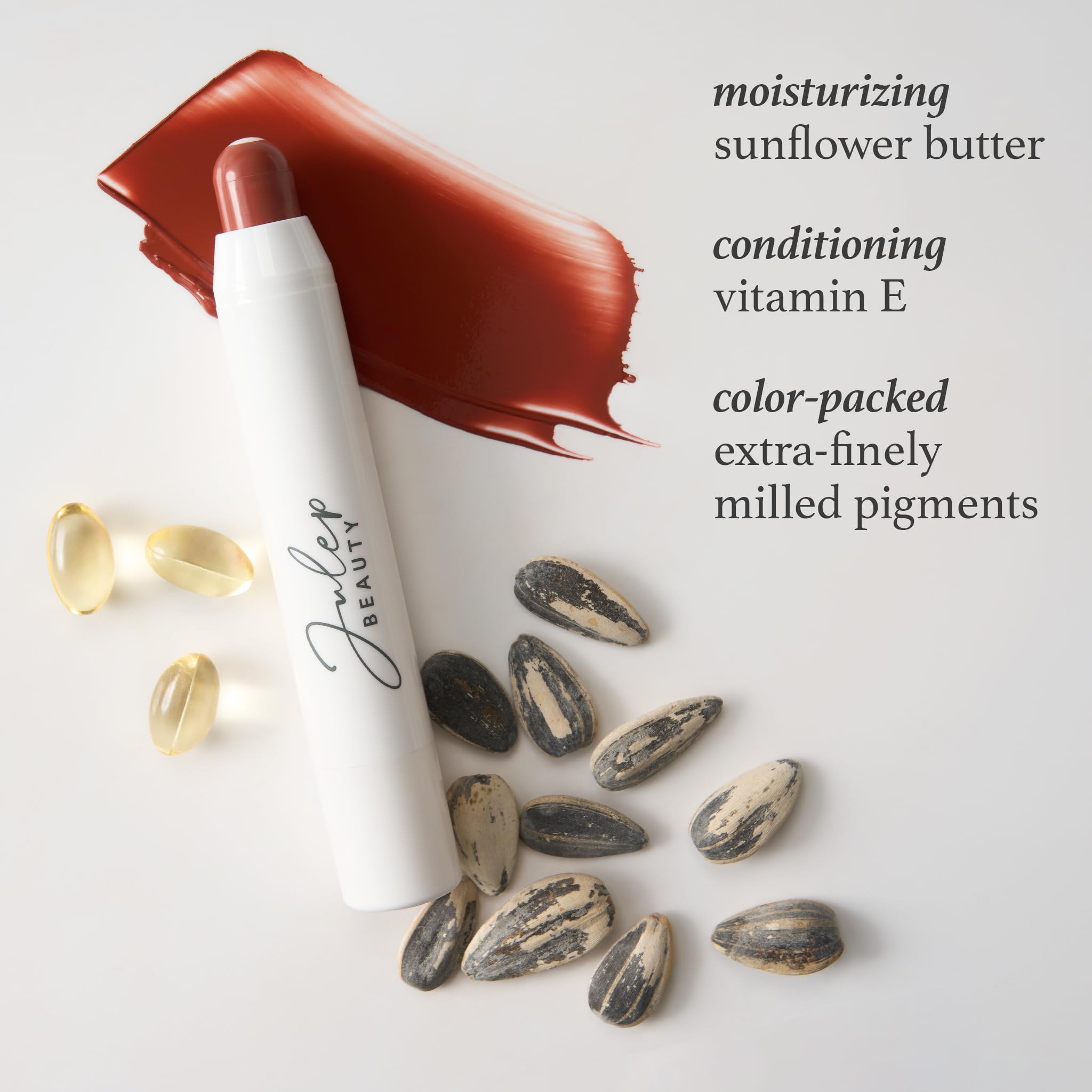 Julep It's Balm Tint of Color Lip Balm - Almond Nude | Hydrating Lip Color with Vitamin E Core | Natural Gloss Finish | Vegan & Cruelty-Free