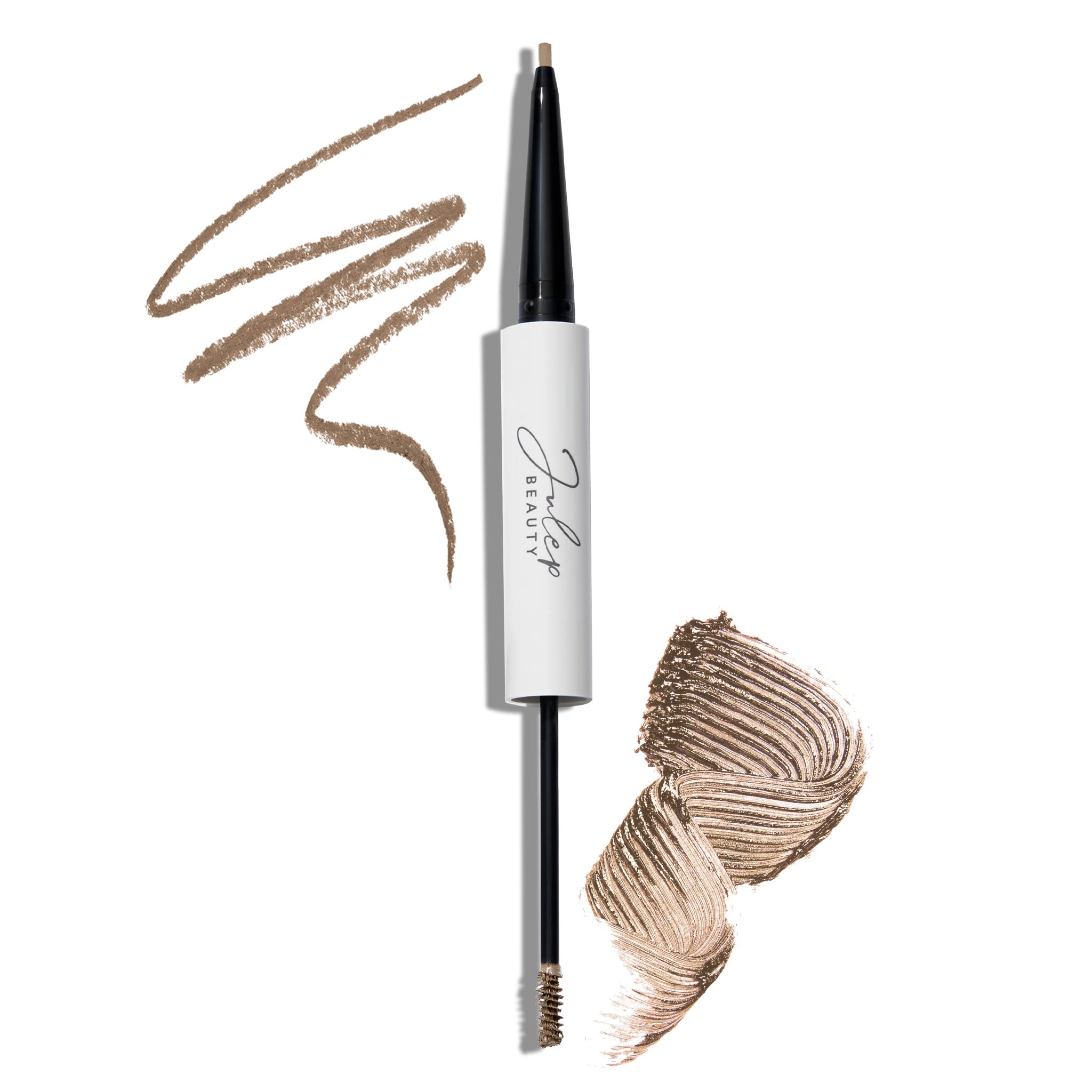 Julep Brow 101 Sculpting Pencil & Tinted Brow Gel Set - Dual-Ended Eyebrow Tool with Brush and Precision Tip - Long-Lasting, Waterproof Formula for Perfectly Defined and Tinted Brows -Medium Brown